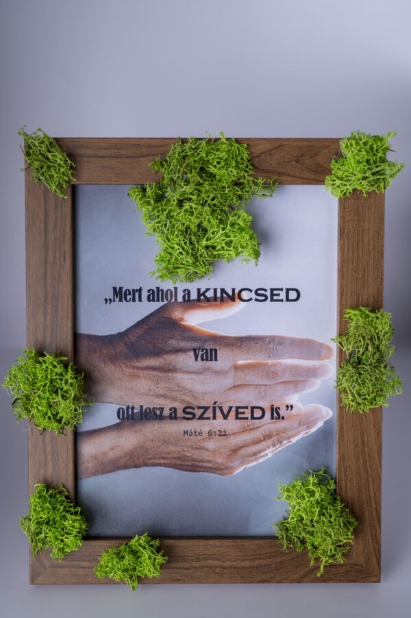 LélegzetArt "Mert ahol a kincsed ..." 15x20 cm